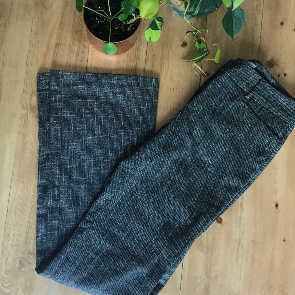 NY& Company Tall tweed-like flare dress pants